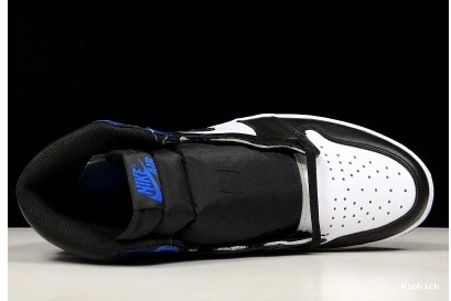 ROYAL-WHITE JORDAN “FRAGMENT” 1 AIR MENS RETRO SPORT BLACK 716371-040 0731